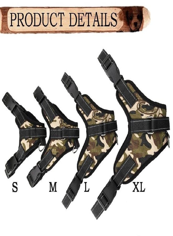 KittuPet حزام صدر للكلاب من KittuPet، حزام قابل للتعديل للكلاب الكبيرة والصغيرة والمتوسطة الحجم والقطط والأرانب وجميع سلالات الحيوانات (صغير، عسكري) - Image 4